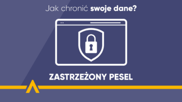 Grafika z ikoną kłódki i napisem Zastrzeżony PESEL
